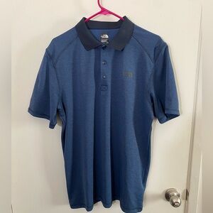 Men’s Large The North Face FlashDry Polo - Blue
